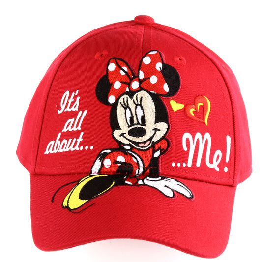 MINNIE MOUSE Youth Embroidered Cap (Pack of 3)