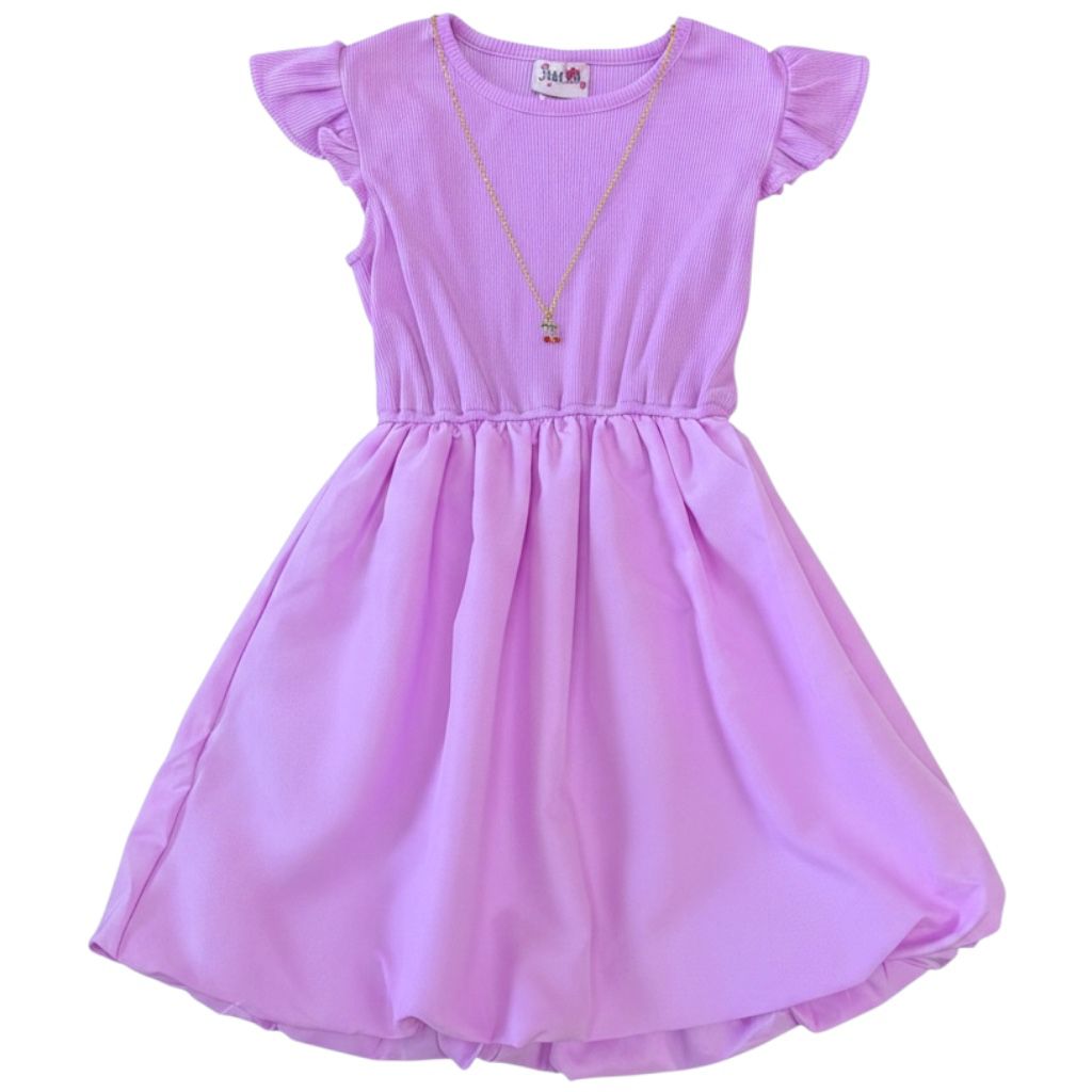 RMLA 7-12 Girls Bubble Dress w/ Necklace (Pack of 6)