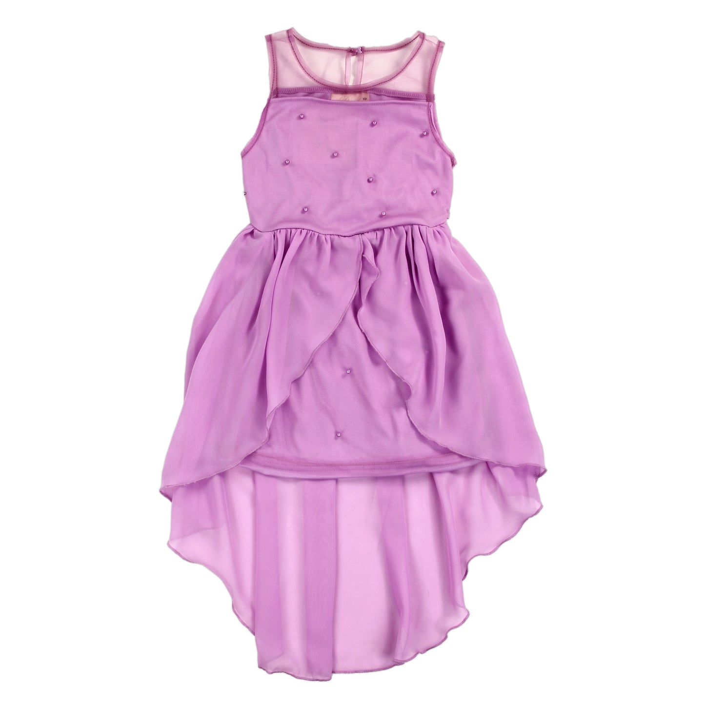 DUCHESS Girls 7-14 Chiffon Pearl Fly Away Dress (Pack of 6)