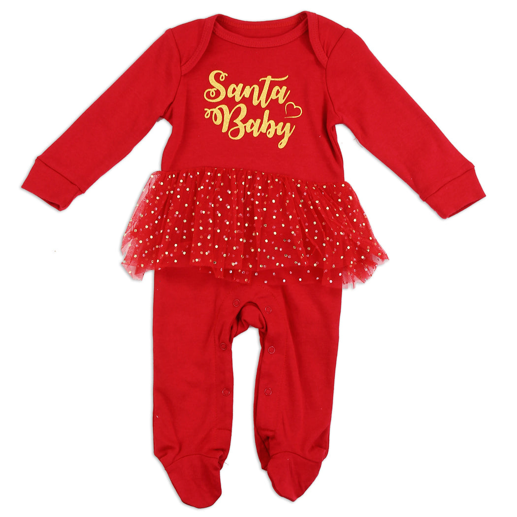 EMPORIO BABY Girls Newborn Holiday Sleeper (Pack of 6)