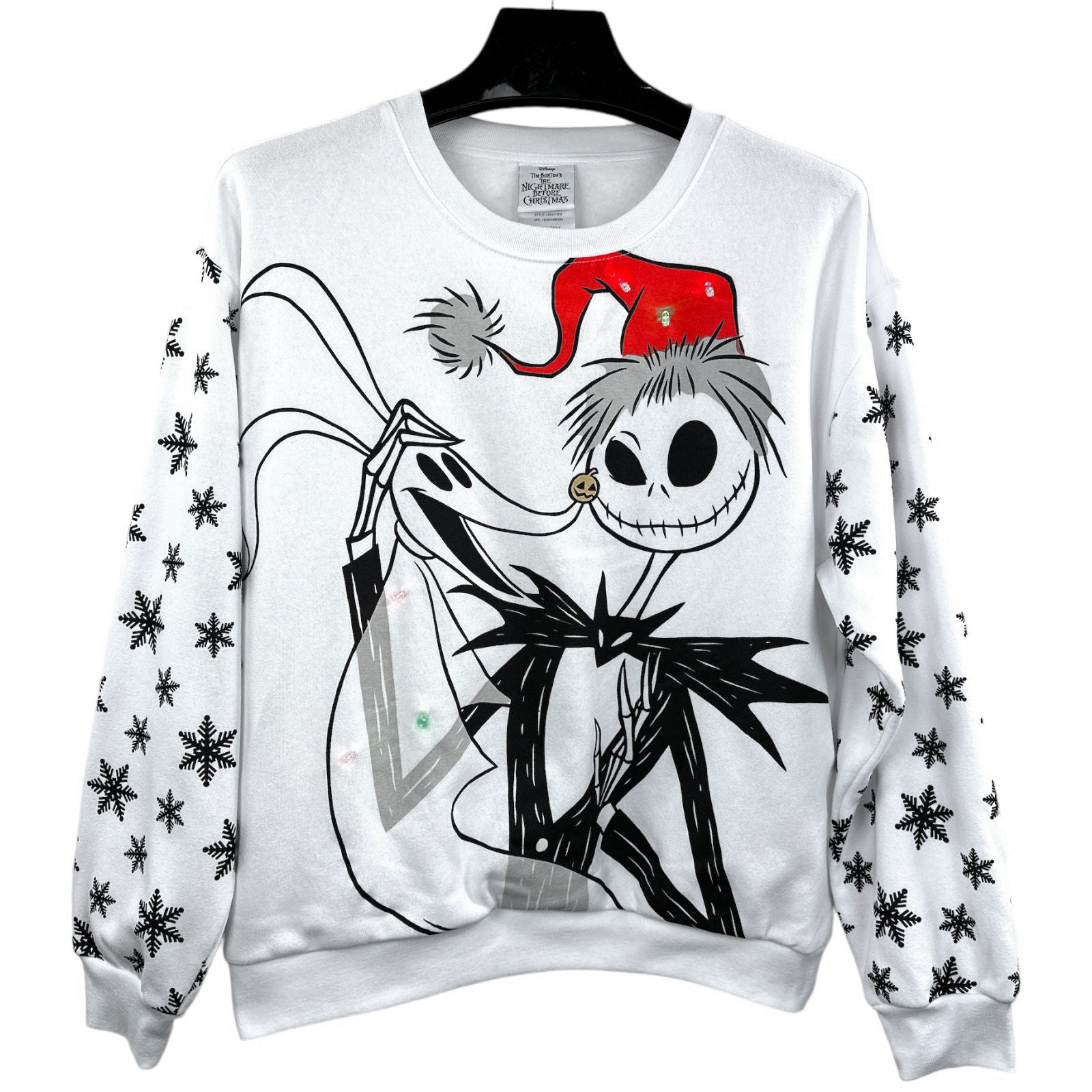 THE NIGHTMARE BEFORE CHRISTMAS Junior Fleece Holiday Light Up