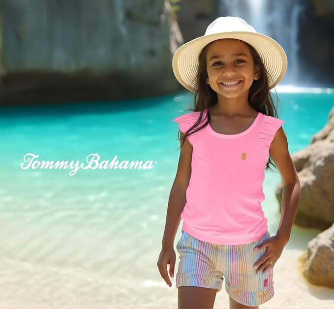TOMMY BAHAMA Girls 2-Piece Short Set (Pack of 5)