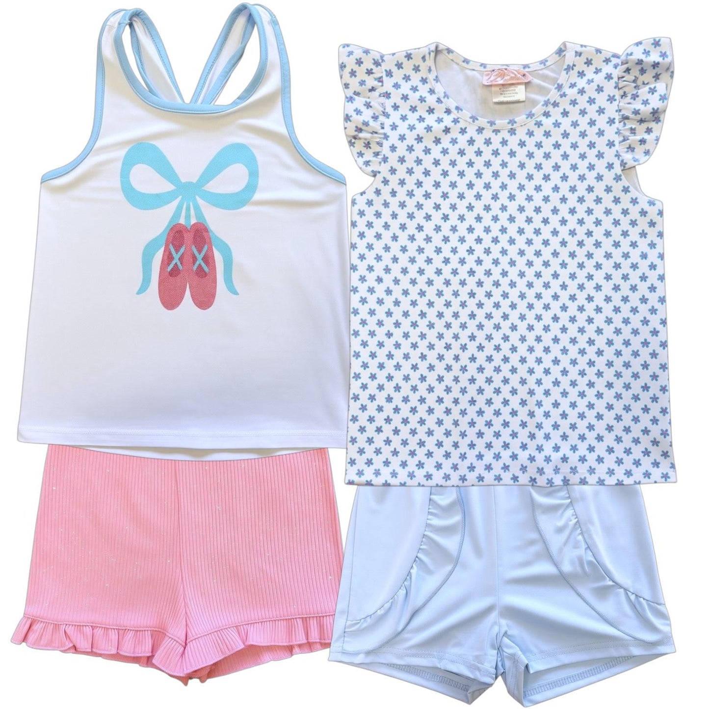 DUCHESS 2-4T Girls 4-Piece Short Set (Pack of 6)