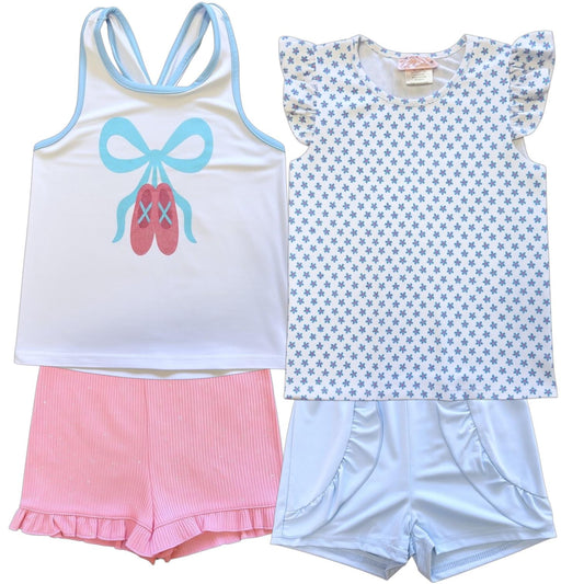 DUCHESS 2-4T Girls 4-Piece Short Set (Pack of 6)