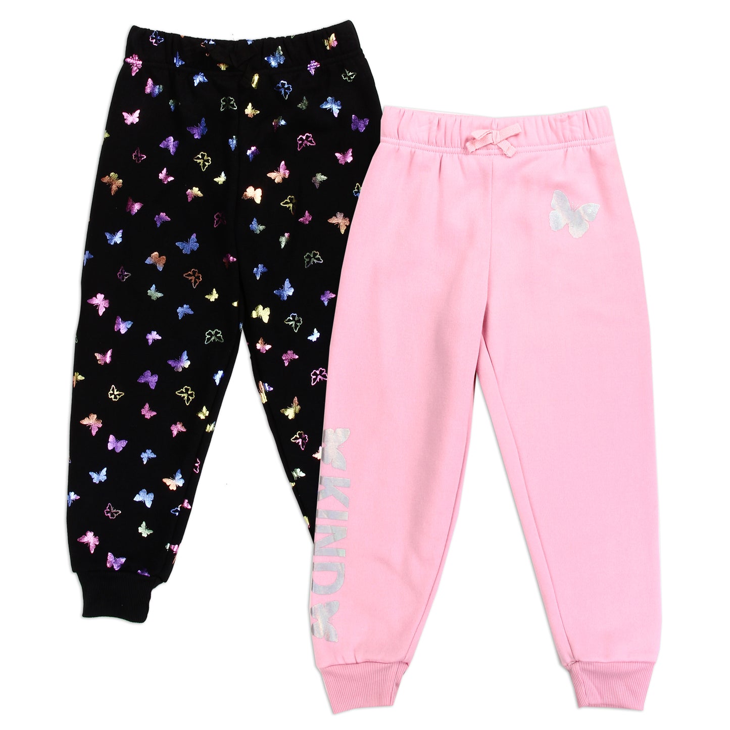 #GIRLSQUAD 7-16 Girls 2-Pack Fleece Joggers (Pack of 6)