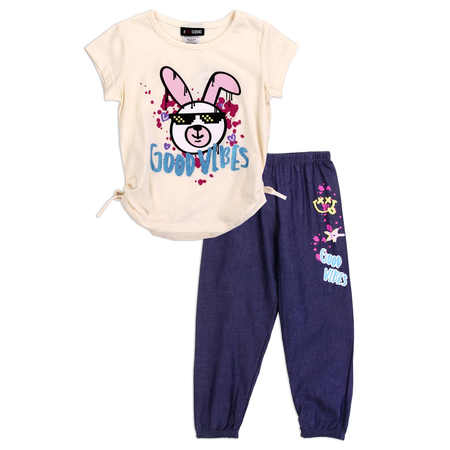 #GIRLSQUAD Toddler Girls 2-Piece Jogger Set (Pack of 6)