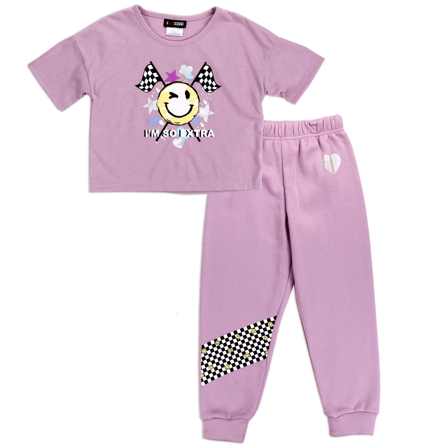 #GIRLSQUAD 4-6X Girls 2-Piece Jogger Set (Pack of 6)