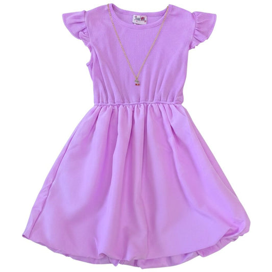 RMLA 7-12 Girls Bubble Dress w/ Necklace (Pack of 6)