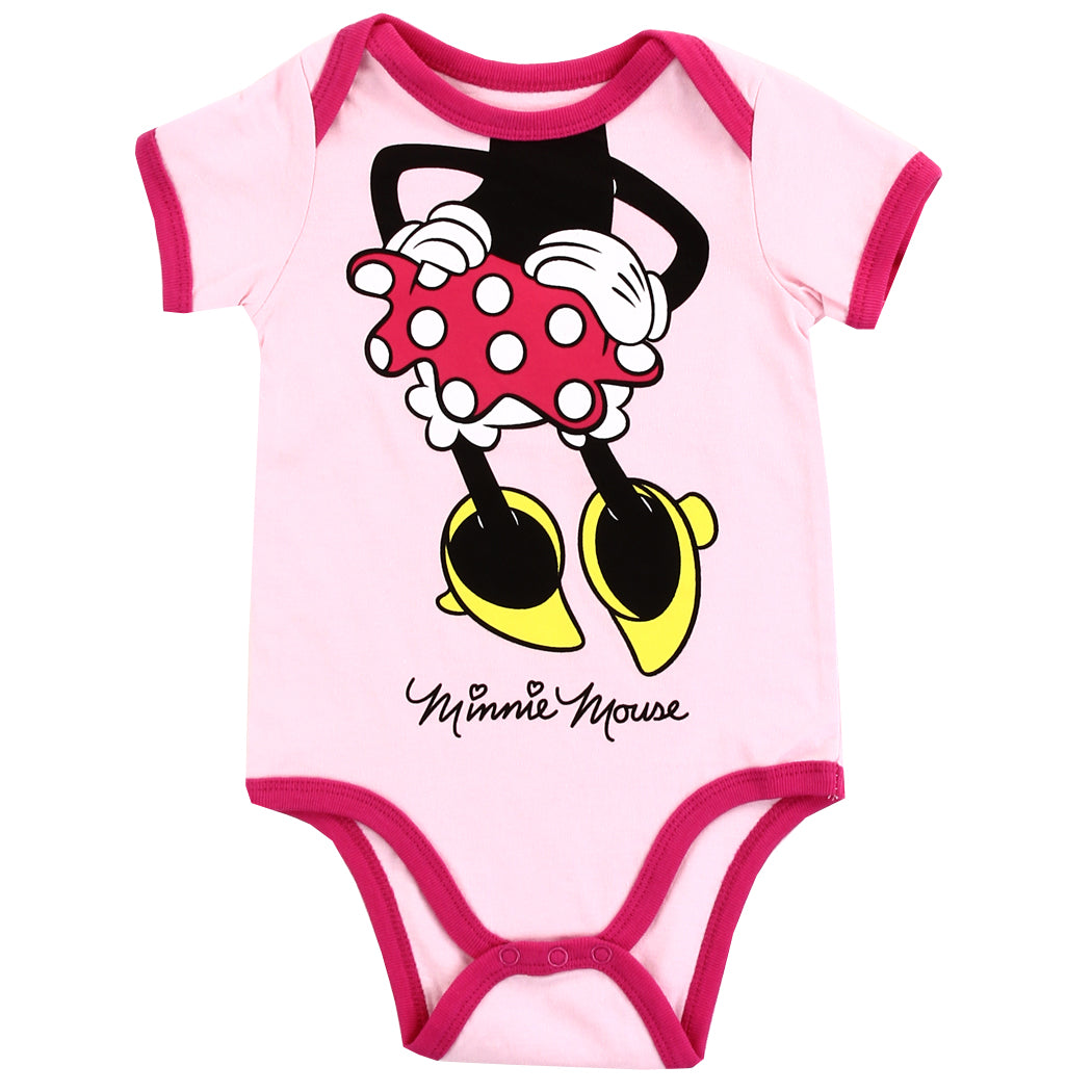 MINNIE MOUSE Girls Infant Creeper (Pack of 6)