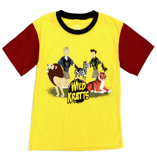 WILD KRATTS Boys 4-7 T-Shirt (Pack of 6)