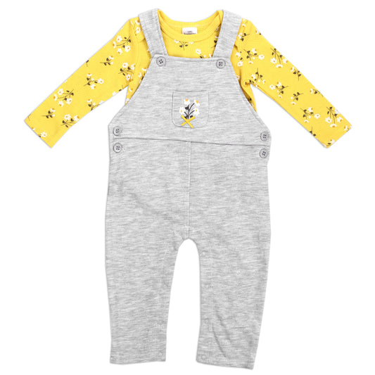 LITTLE BEGINNINGS Girls Newborn 2-Piece Overall Set (Pack of 6)