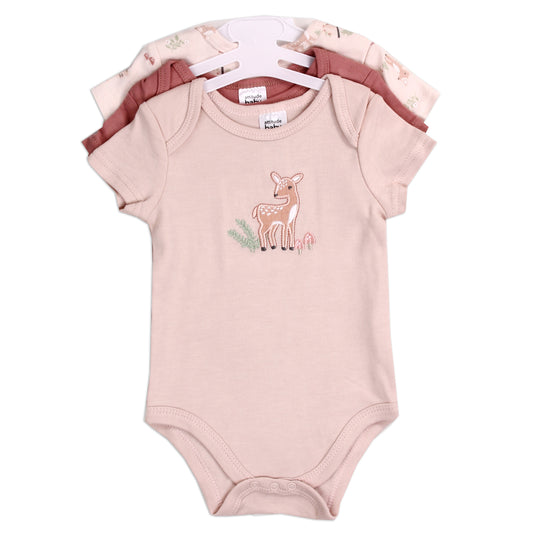 Girls Newborn 3-Pack Creeper Set (Pack of 6)