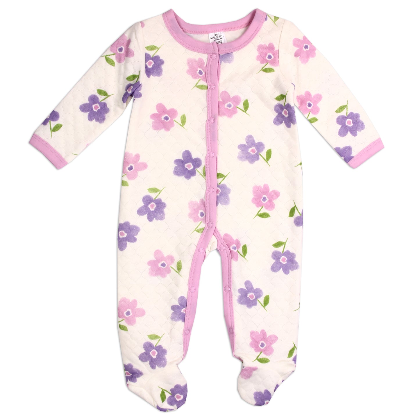 Girls Newborn Quilted Sleeper (Pack of 6)