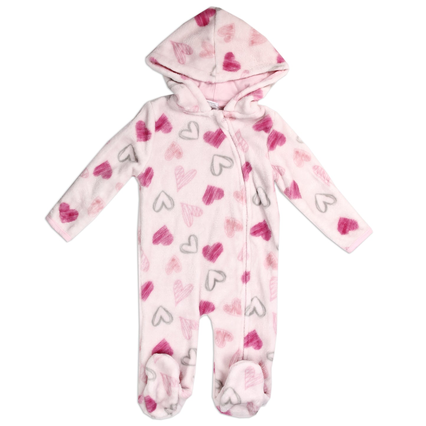 Girls Newborn Plush Fleece Pram (Pack of 6)