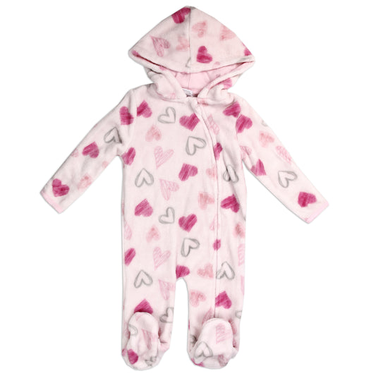 Girls Newborn Plush Fleece Pram (Pack of 6)