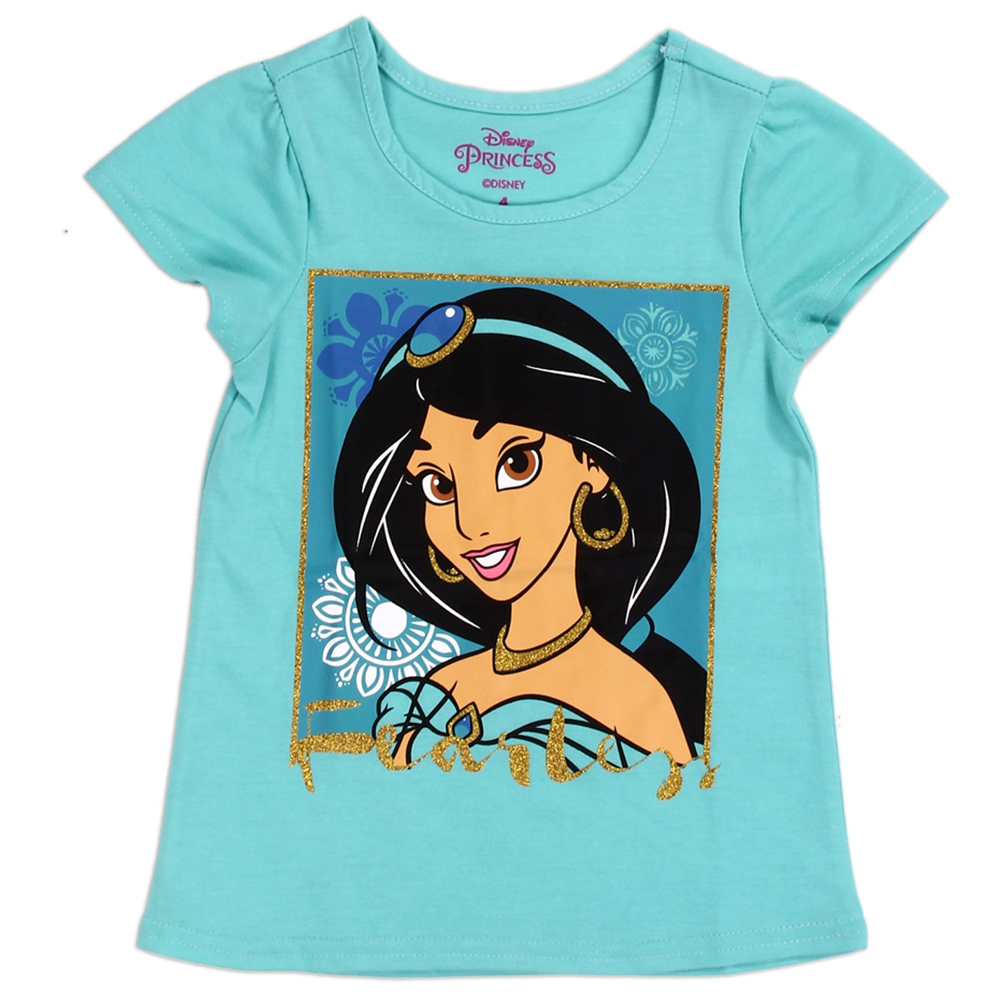 DISNEY PRINCESS Girls 3-PACK T-Shirts (Pack of 6)