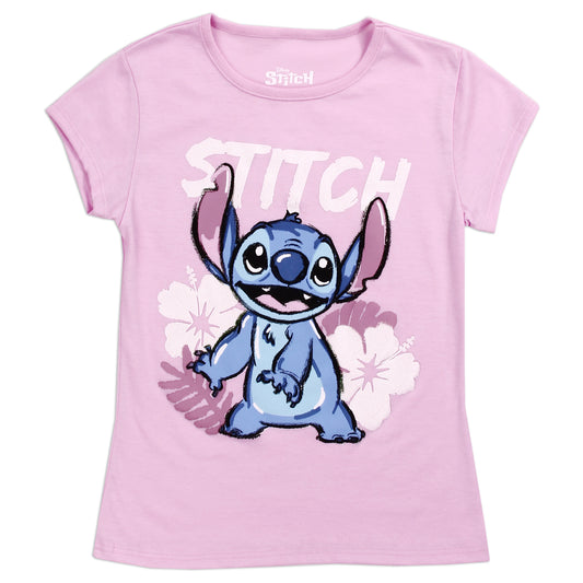 STITCH Girls 4-6X T-Shirt (Pack of 6)