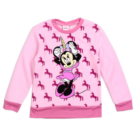 MINNIE MOUSE Girls 4-6X Fleece Pullover (Pack of 6)