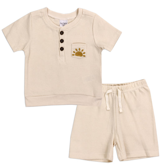 BON BEBE Boys Infant 2-Piece Short Set (Pack of 6)