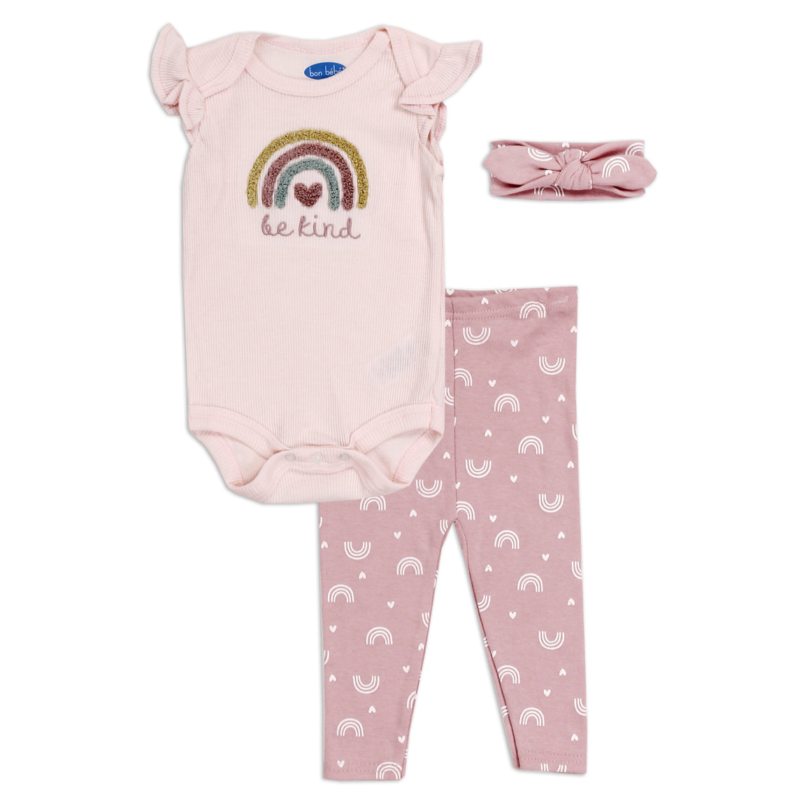 BON BEBE Girls Newborn 3-Piece Pant Set (Pack of 6)