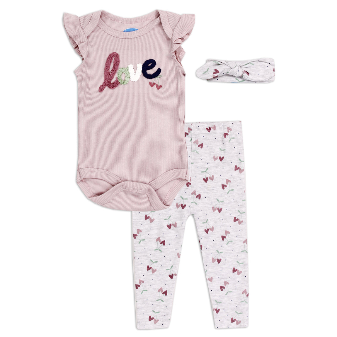 BON BEBE Girls Newborn 3-Piece Pant Set (Pack of 6)