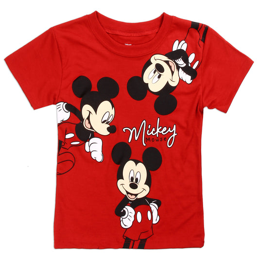 MICKEY MOUSE Boys Toddler T-Shirt (Pack of 6)