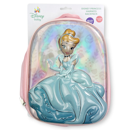 CINDERELLA 3D Mold Mini Harness Backpack for Toddlers (Pack of 3)