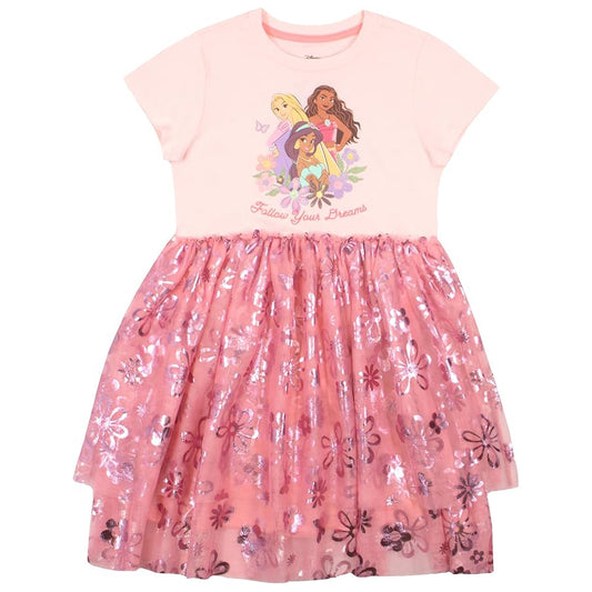 DISNEY PRINCESS Girls Tutu Dress (Pack of 4)