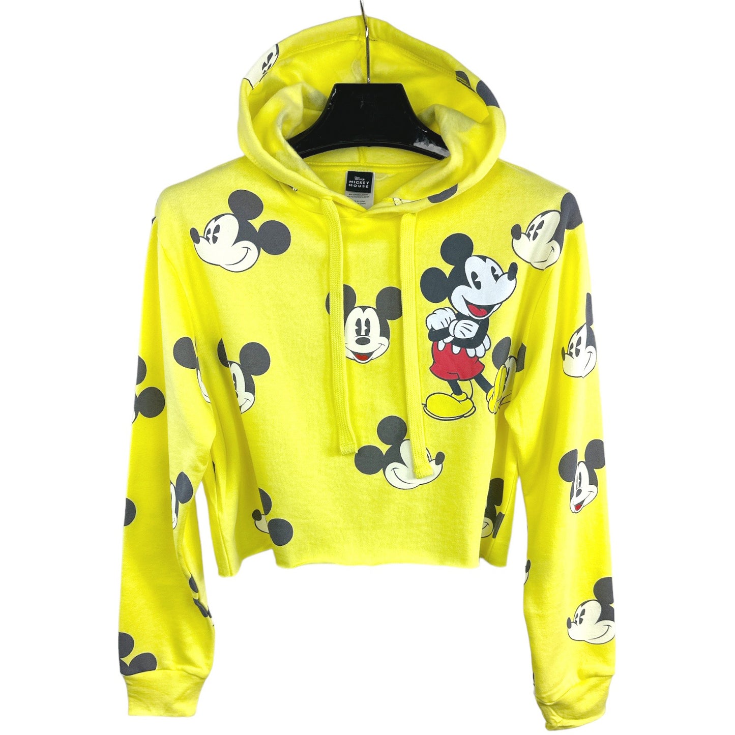 DISNEY MICKEY MOUSE Junior Hooded Fleece Crop Sweatshirt (Pack of 6)