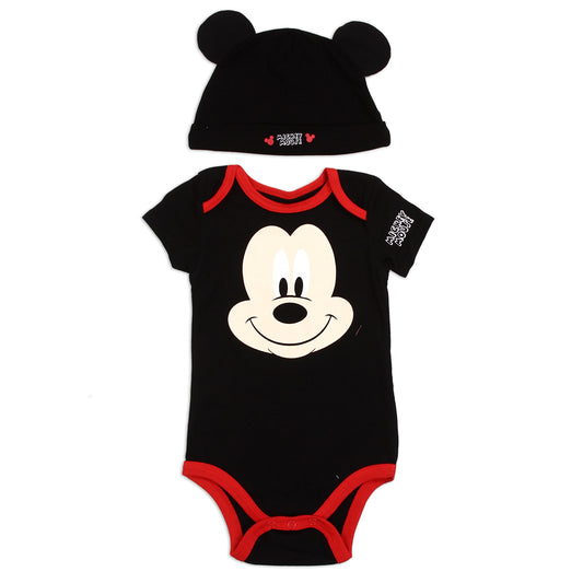 MICKEY MOUSE Boys Creeper & Hat Set (Pack of 6)