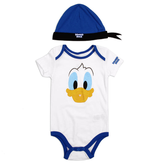 DONALD DUCK Boys Creeper & Hat Set (Pack of 6)
