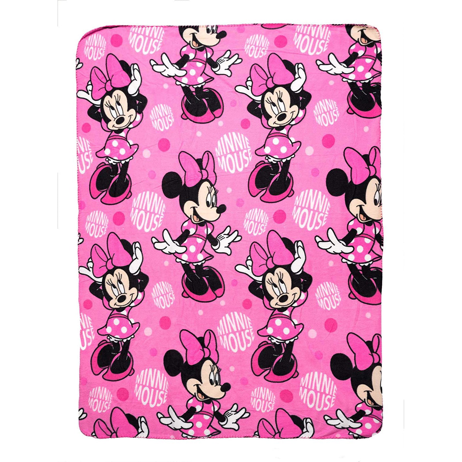 MINNIE MOUSE Kids Fleece Throw Blanket Pack of 3 PKW Group