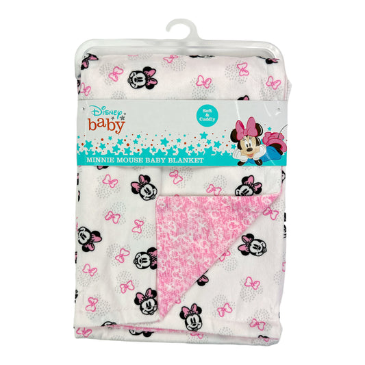 MINNIE MOUSE Soft Lightweight Baby Blanket (Pack of 4)