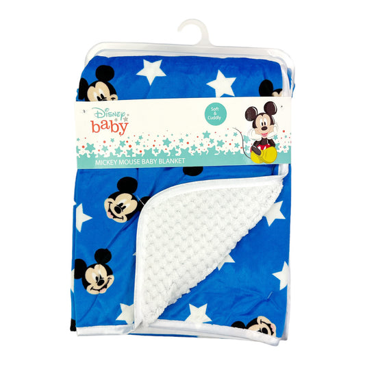 MICKEY MOUSE Plush Baby Blanket (Pack of 4)