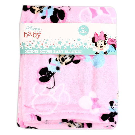 MINNIE MOUSE Fleece Baby Blanket (Pack of 4)