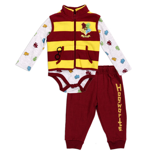 HARRY POTTER Boys Newborn 3-Piece Vest Set (Pack of 6)