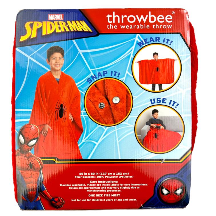 SPIDER-MAN Throwbee® Kids' Wearable Throw Blanket (Pack of 3)