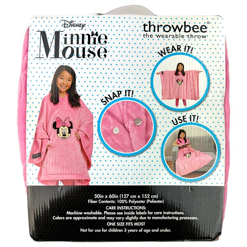 MINNIE MOUSE Throwbee® Kids' Wearable Throw Blanket (Pack of 3)