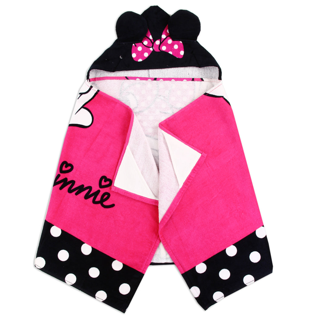 MINNIE MOUSE Kid's Hooded Towel (Pack of 3)