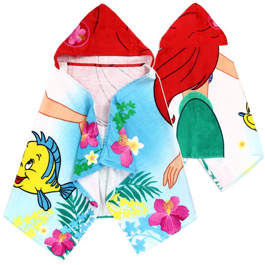 LITTLE MERMAID Kid's Hooded Towel (Pack of 3)