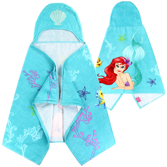 LITTLE MERMAID Kid's Hooded Towel (Pack of 3)