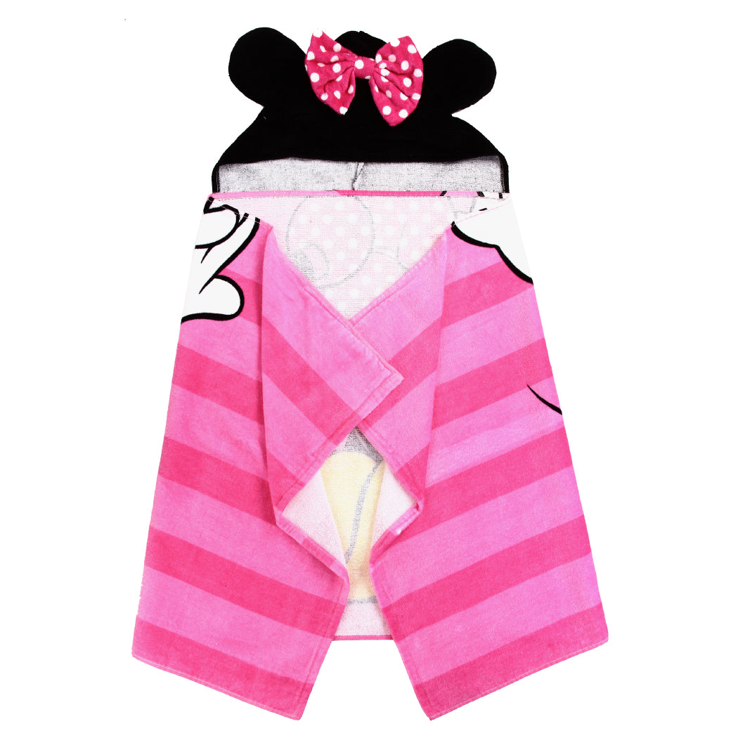 MINNIE MOUSE Kid's Hooded Towel (Pack of 3)