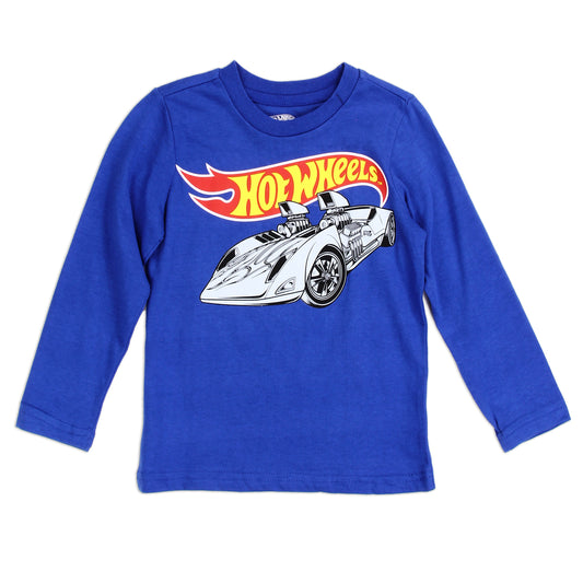 HOT WHEELS Boys Toddler L/S T-Shirt (Pack of 6)