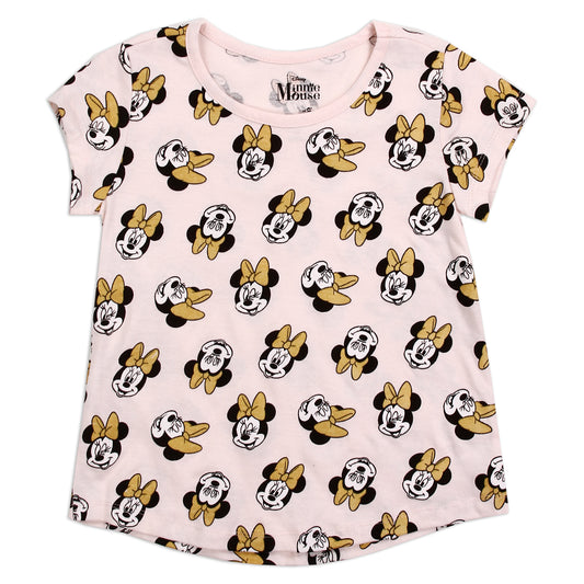 MINNIE MOUSE Girls 7-12 T-Shirt (Pack of 6)