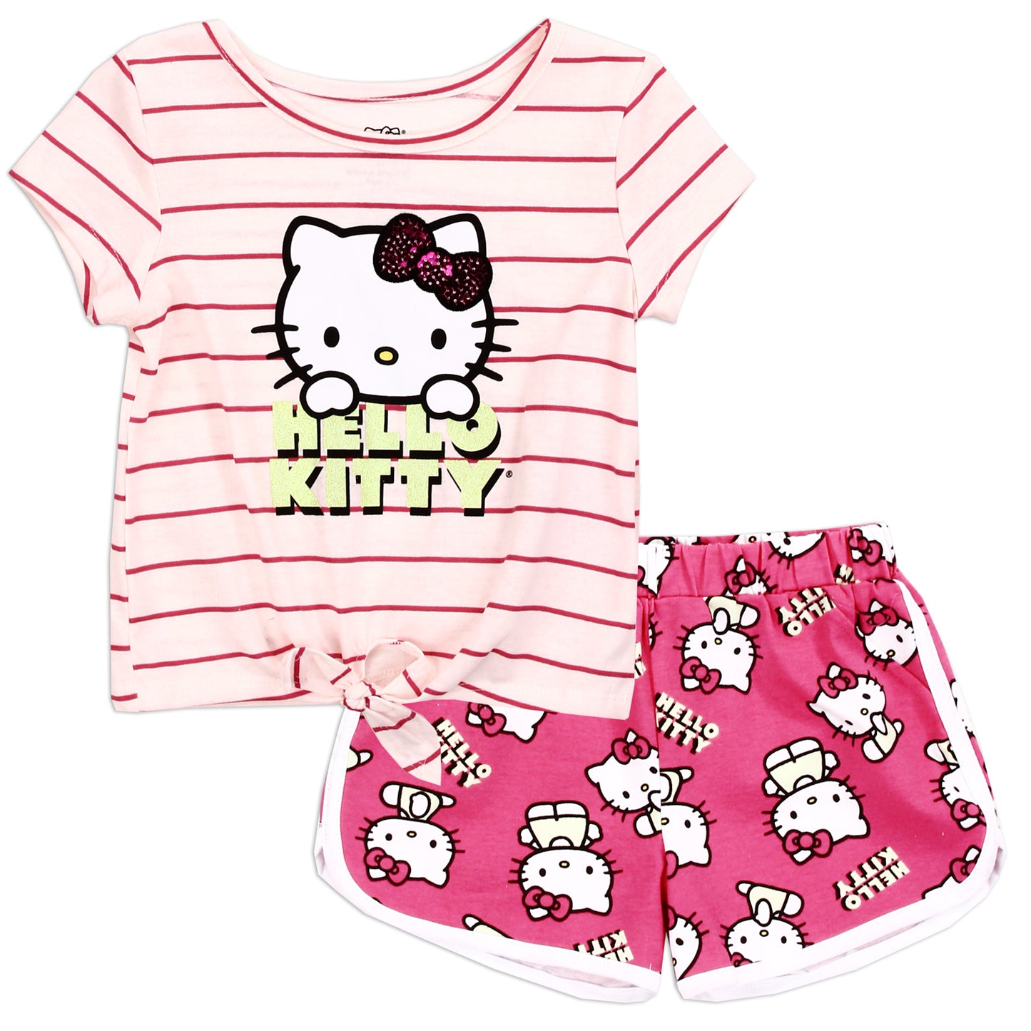 HELLO KITTY 2-4T Girls 2-Piece Short Set (Pack of 6)