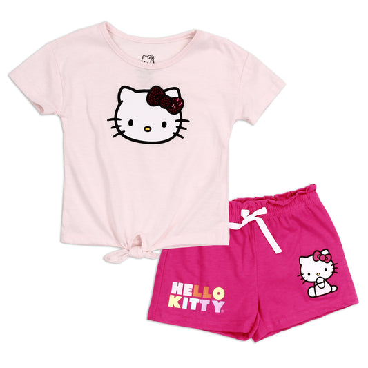 HELLO KITTY Girls Toddler 2-Piece Short Set (Pack of 6)
