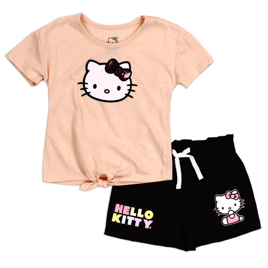 HELLO KITTY Girls Toddler 2-Piece Short Set (Pack of 6)