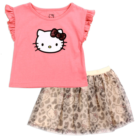 HELLO KITTY 4-6X Girls 2-Piece Tutu Skirt Set (Pack of 6)