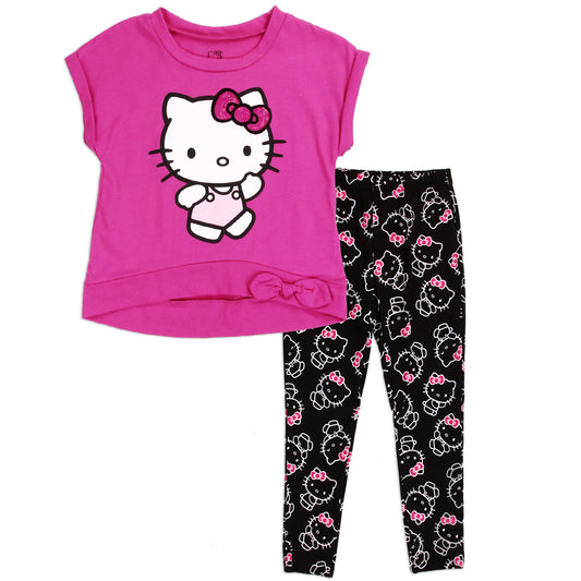 HELLO KITTY Girls 4-6X 2-Piece Legging Set (Pack of 6)