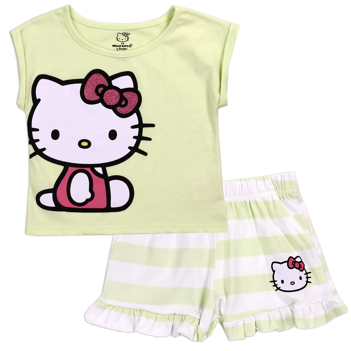 HELLO KITTY 4-6X Girls 2-Piece Short Set (Pack of 6)